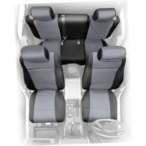 Smittybilt 47822 Neoprene Charcoal Front Seat Cover for Jeep Wrangler 