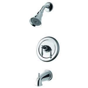   Single handle Tub and Shower Faucet, Chrome Finish