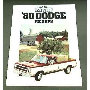  1980 80 Dodge PICKUP TRUCK BROCHURE D50 D150 D300 D200 