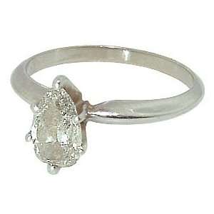   70 carat PEART CUT DIAMOND SOLITAIRE RING new gold 