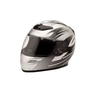  Raider Silver Small Full Face Helmet Automotive