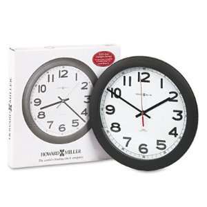   Daylight Savings Wall Clock, 12 1/4in, Black, 1 AA