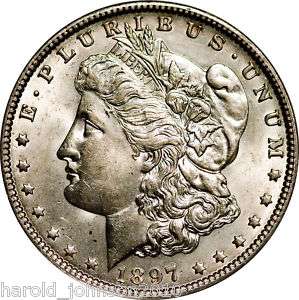 1897 O $1 Silver Morgan Dollar AU55 Det Anacs Vam 6A?  