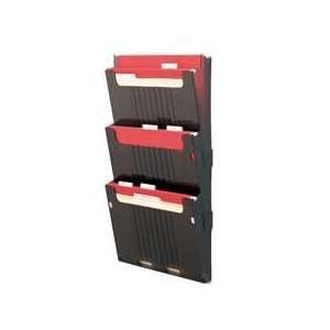 File Wall Pockets hold hanging file folders. Each offers three pockets 