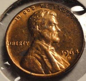 1964 D Lincoln Cent / DBL D RPM001 see description / error coin 