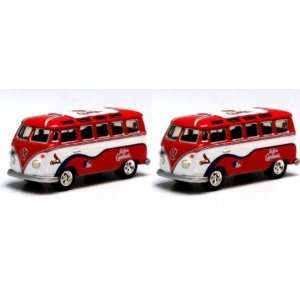 ERTL MCRC164BUSBBSTL  2 ERTL MLB 1 64 Scale VW Bus  St Louis Cardinals