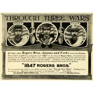  1903 Ad 1847 Rogers Bros. Wartime Silverware Decor Meriden 