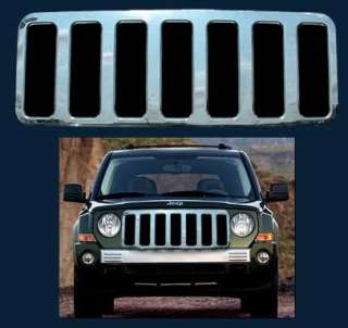 07 10 Jeep Patriot Limited & Sport Models ABS Chrome Grille Insert 