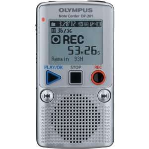  OLYMPUS V412121SU000 DP 201 DIGITAL VOICE RECORDER 