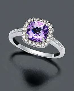 Victoria Townsend Sterling Silver Ring, Purple Amethyst (1 1/4 ct. t.w 