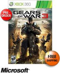 Gears of War 3 Xbox 360 Game Microsoft