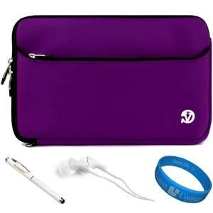  SumacLife Purple Neoprene Sleeve Protective Cover for ViewSonic 