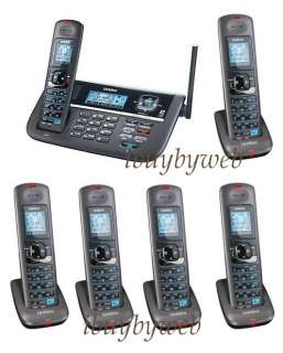   line cordless phone+ 5 dcx400 total of 6 phones as pictured 2 line