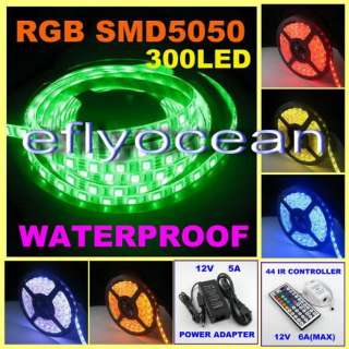   Leds RGB Waterproof Flexible +44 key IR remoter +5A Power adapter
