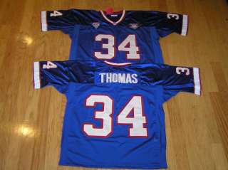 Thurman Thomas #34 Buffalo Bulls Blue Jersey {Multiple Sizes}  