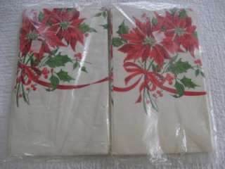   Paper Tablecloths Futura 54 x 88 Excellent Unused Condition