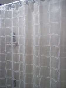 CREME SHEER SHOWER CURTAIN LIGHTHOUSE 72 X 72 CSCL61  
