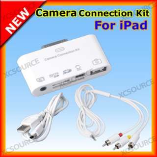 5in1 Camera Connection Kit Adapter SD USB + TV Adapter for ipad 1 