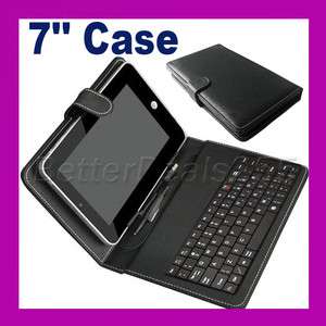 inches Leather Case with Keyboard for USB Tablet New  
