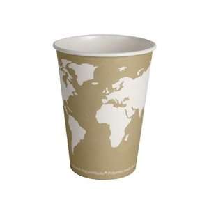 Eco Products Compostable Soup Cup in World Art design, 32 oz, 25 units 