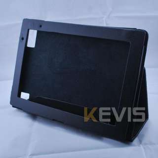   Leather Cover Case Pouch For Acer Iconia Tab A500 Tablet Black  