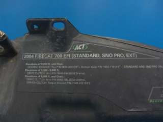Arctic Cat Firecat F7 Sno Pro Engine Fuel Gas Tank  