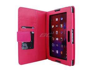     GTMax Hot Pink Wallet Leather Case for BlackBerry Playbook