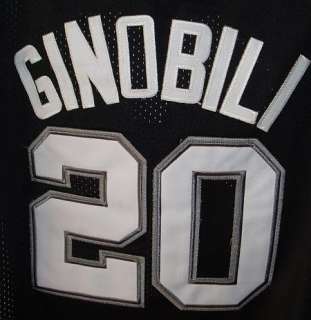 San Antonio Spurs 20 Manu Ginobili Road Jersey Adult 52  