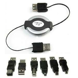   Travel Kit 1394 Firewire Cable 6 Adapters A/b