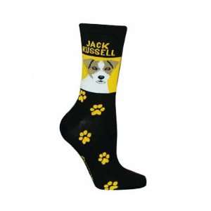    Jack Russell Terrier Novelty Dog Breed Adult Socks 