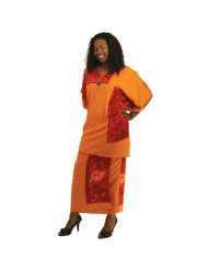 African Money Print Skirt Set   Several Colors Available