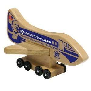  Air Force One President Obama Wooden Toy Plane by Holgate 