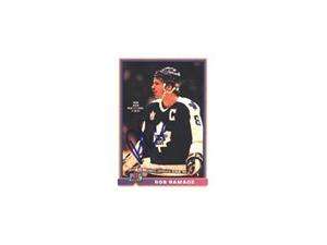      Rob Ramage, Toronto Maple Leafs, 1991 Bowman Autographed Card