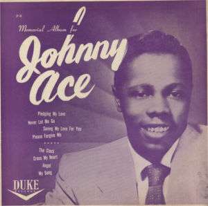 JOHNNY ACE Memorial Album (rare blues & r&b vinyl LP)  