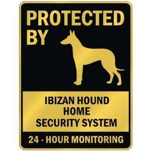   IBIZAN HOUND HOME SECURITY SYSTEM  PARKING SIGN DOG