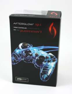New PS3 Playstation 3 Afterglow Wired Controller   Blue  
