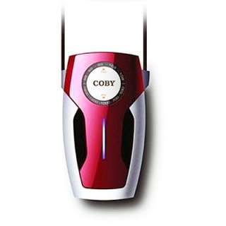 Coby CX 73 Red Pocket AM/FM Radio Portable Personal Listening Belt 