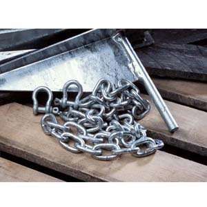  Galvanized Anchor Chain and Shackles 5/16 in. x 6 ft (2) 5 