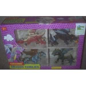  Animal Planet Dragon Mother and Babies Playset Toys 