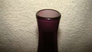 Vintage BLENKO Purple Amethyst Glass Decanter Mid Century Art Glass 