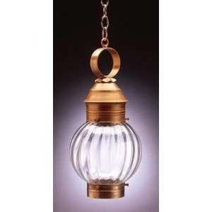 Northeast Lantern 2332 AB MED FST Round Hanging No Cage Antique Brass 