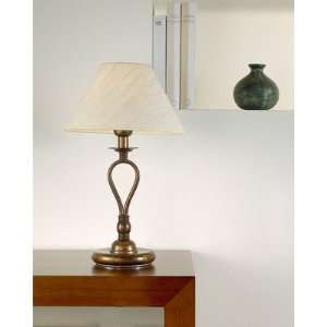   Dali One Light Table Lamp Finish Antique Brass Mat