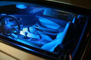 installed as grill strip lights pictured in blue as footwell lights