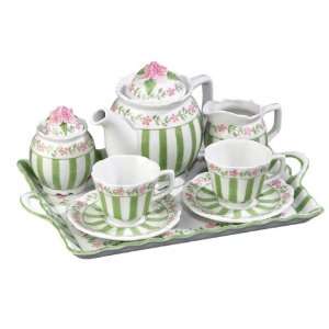  13.5 Breakfast Tea Set Green By Andrea 