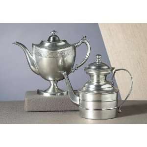  Dessau Antique Silver Decorative English Teapot Patio 