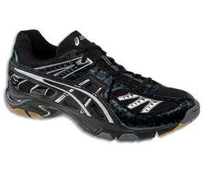 Asics Mens Gel Volley Lyte Black/Silver Volleyball Shoes  
