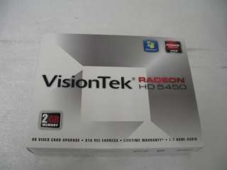 VisionTek ATI 900356 Radeon HD 5450 2GB DDR3 PCI Express Graphics Card 