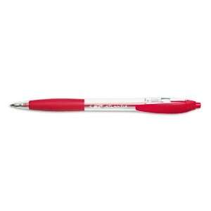  BIC  Atlantis Retractable Ball Pen, Red Ink, Medium 