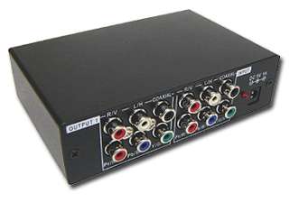  Composite Video Distribution Amplifier + Digital S/PDIF Stereo Audio 