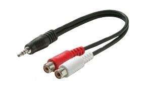in 3.5mm Male to Dual RCA Female Audio Adapter Cable  